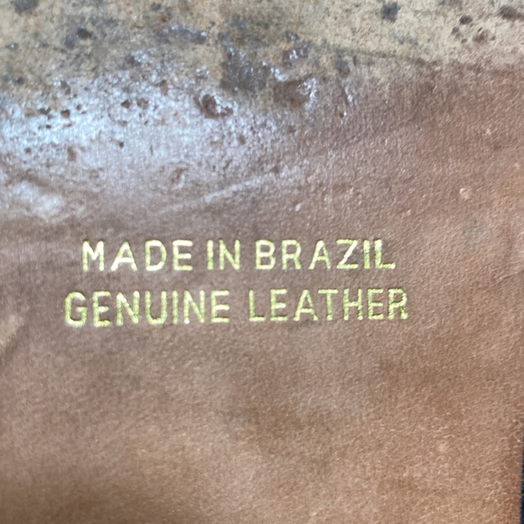 Vintage Leather Shoes. Made in Brazil. - Picture 9 of 12
